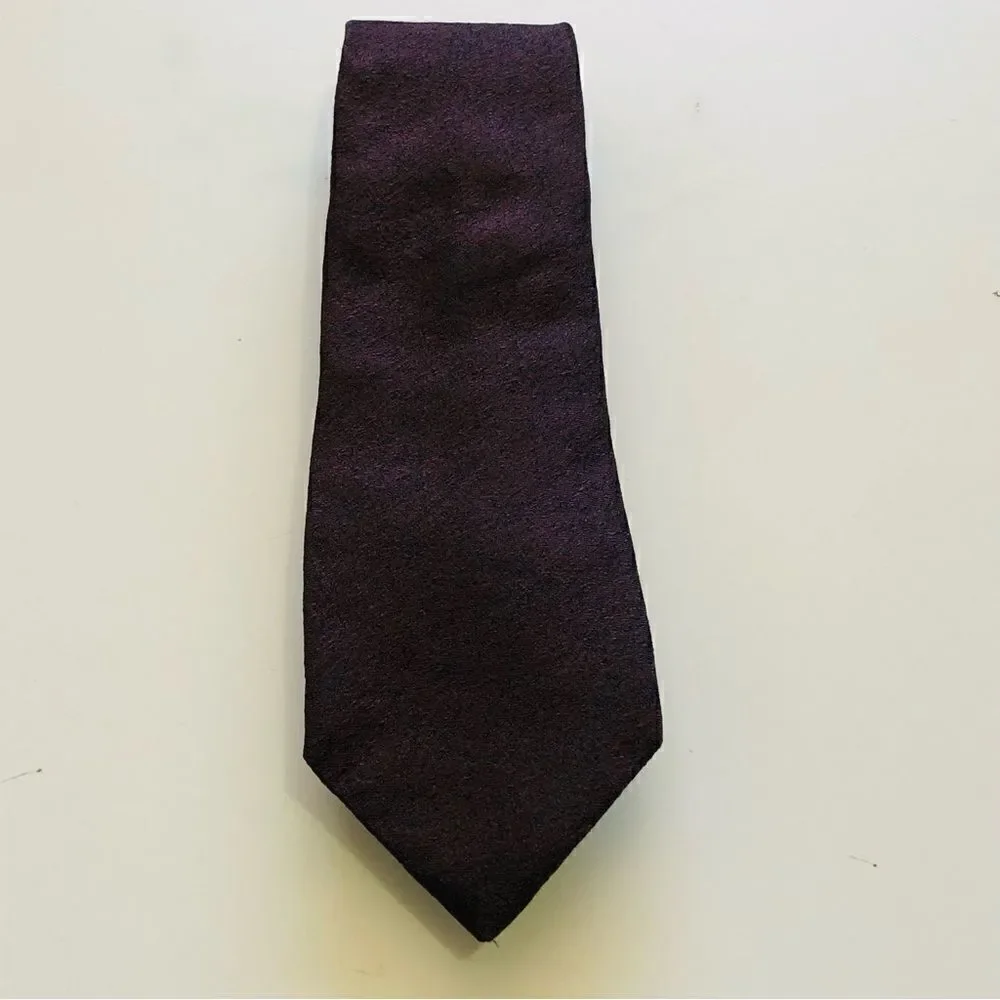 Theory burgundy thin/Skinny Necktie/Tie